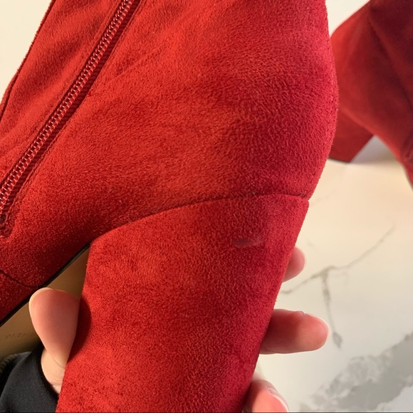 Marc Fisher • Red booties • 8.5 • Great condition! - Picture 7 of 9